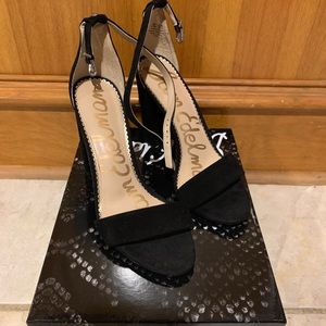 Sam Edelman Black Yaro Ankle Strap Sandal